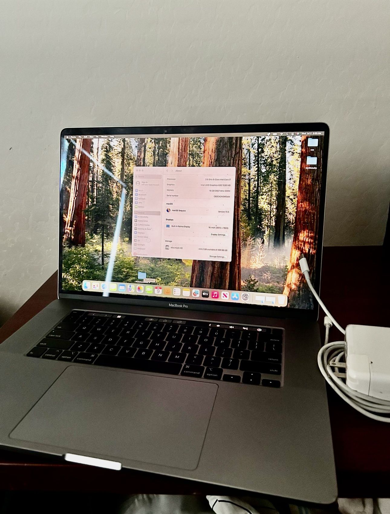 16” MacBook Pro + Charger