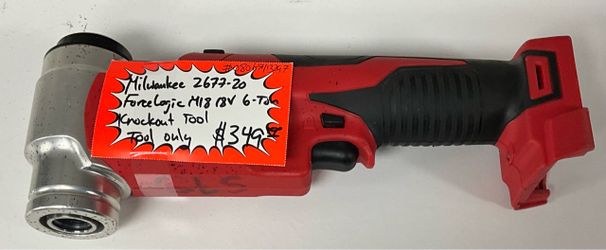 Milwaukee 2677-20 ForceLogic M18 18V 6-Ton Knockout Tool Tool Only