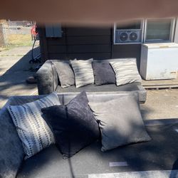 Free Couch Frame With Big Pillows