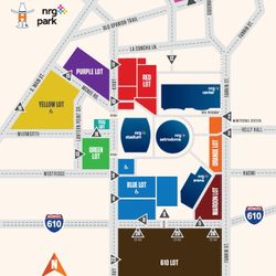 Green lot Parking Houston Rodeo Saturday 14th