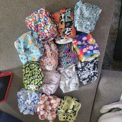 15 All In One Cloth Diapers /16 Pocket Diapers