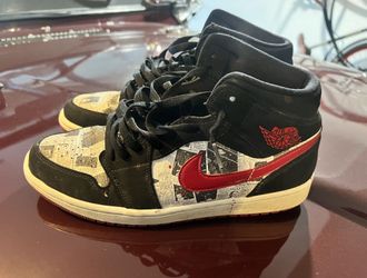 Jordan 1 Mid "Newspapers" Size 9