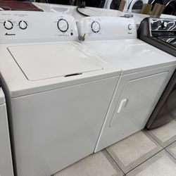 Amana Top Load Washer And Electric Dryer Set