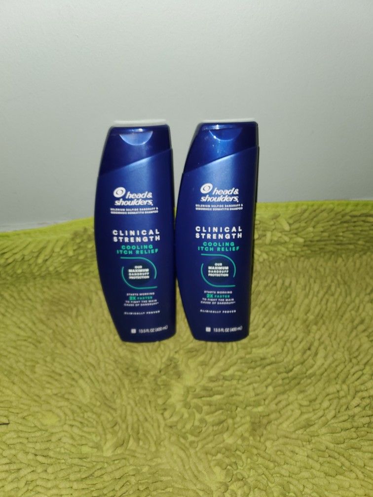 2 Head&shoulder 13.5oz Clinical Strength Cooling Itchy Relief