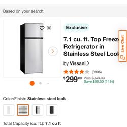 Vissani Small Refrigerador 