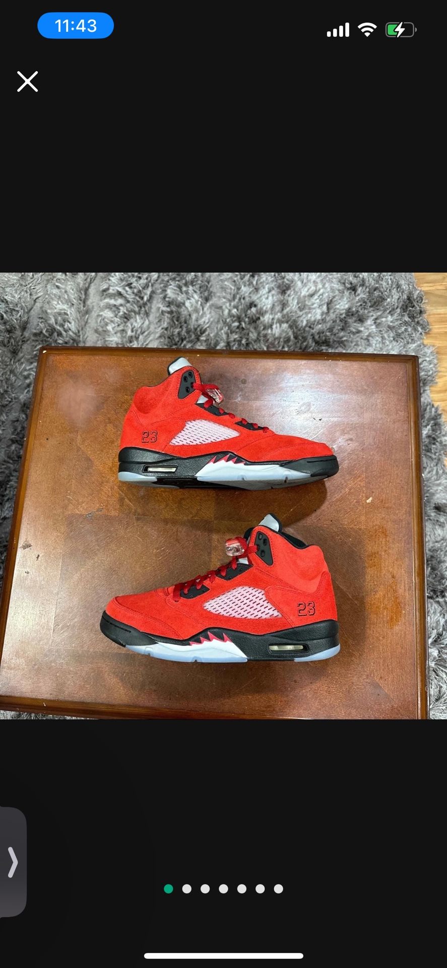 Nike Air Jordan 5 Raging Bull Retro Og Size 11