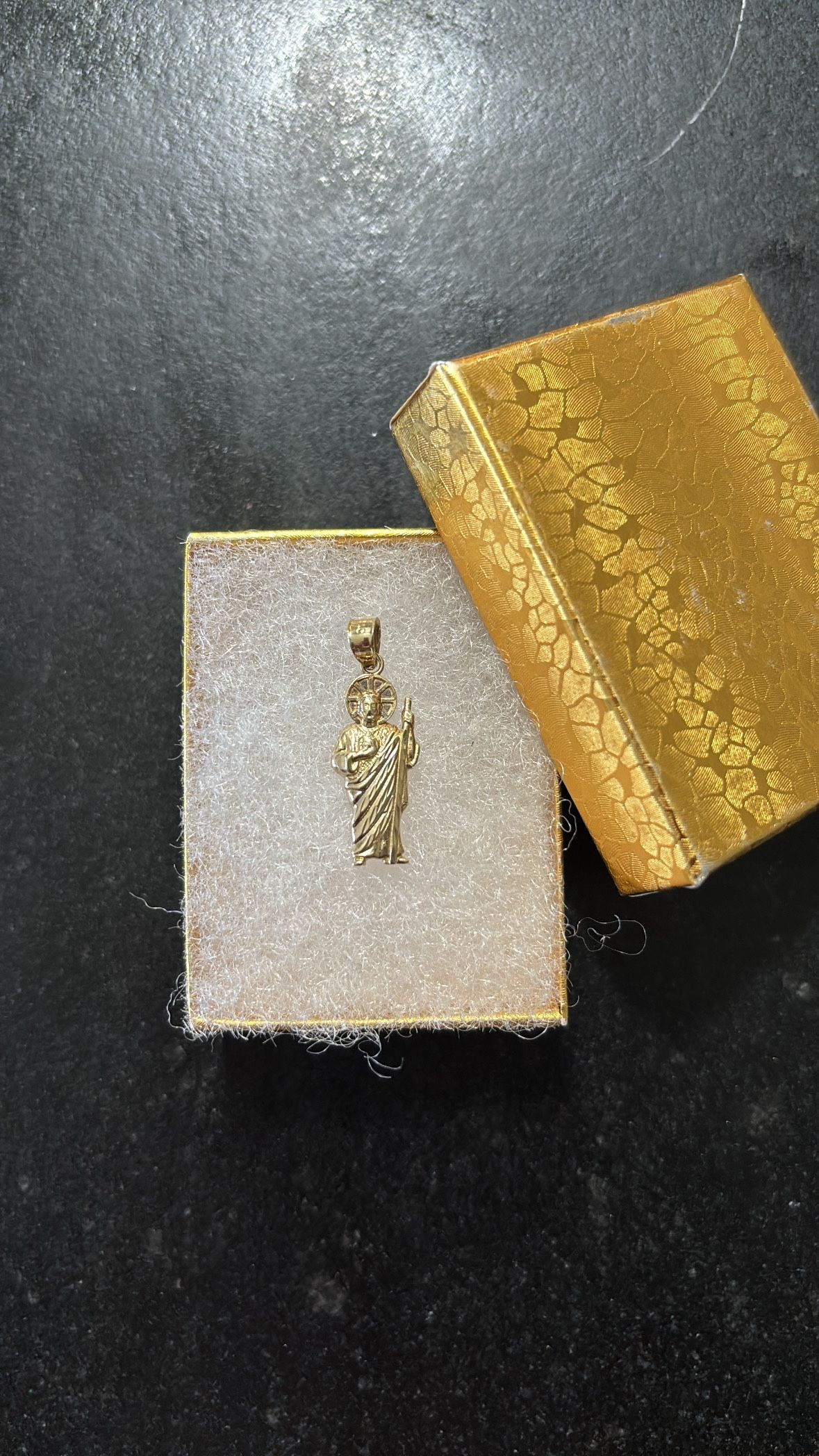 10k Gold San Judas Pendant