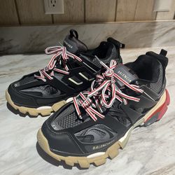 Black/grey, Red balenciaga Tracks