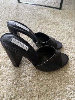 Steve Madden black heels size 7
