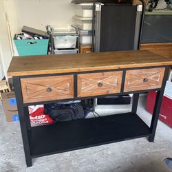 3 Drawer Console Table 