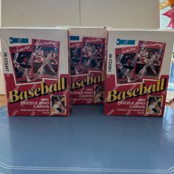 Donruss Baseball 1990 Puzzle and Cards