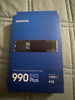 Samsung 990 EVO Plus 4TB NVMe M.2 SSD – Brand New Sealed