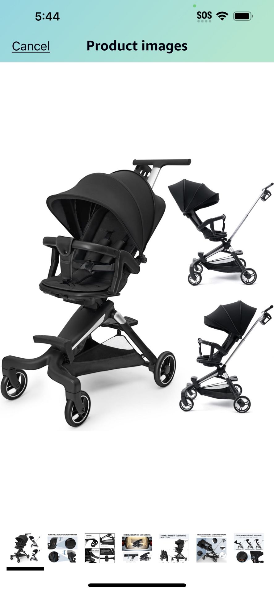 Baby Stroller Modern Baby 360 Swivel Stroller High End, Luxury Stroller , Cariolla Moderna