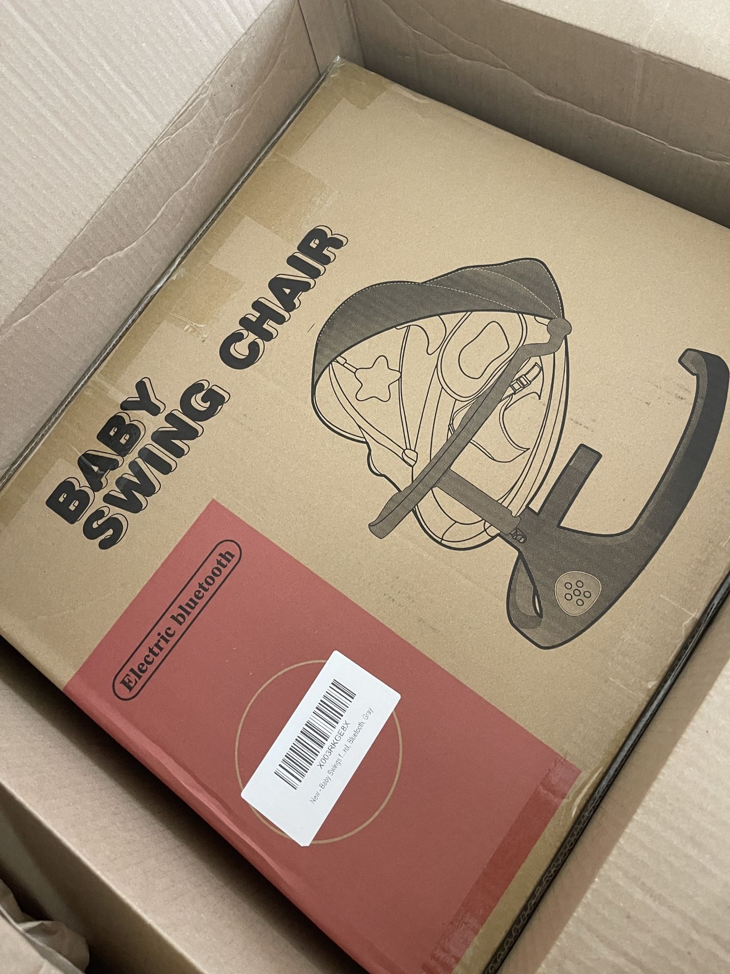 New in box! Baby swings with Bluetooth