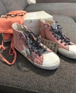 Golden Goose Kids' Pink Trainers size 31 = US 13.5 (Kids)