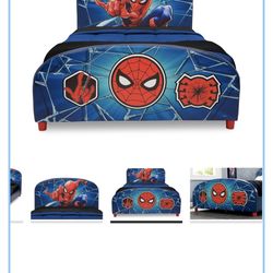 Delta Children Marvel Spider-man Upholstered Twin Bed