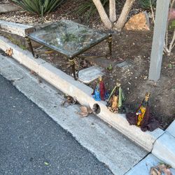 Glass And Metal Coffee Table Free Curb Alert