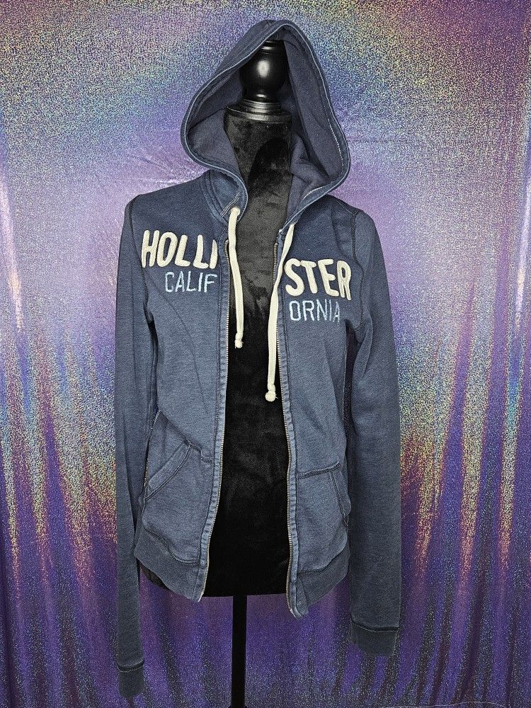 Y2K 2000s Hollister Zip Up Hoodie