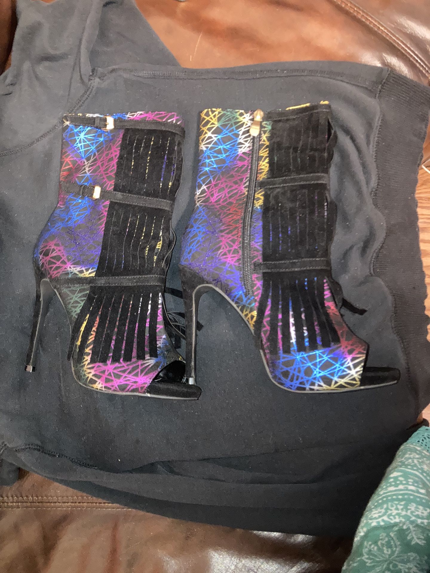 Multi Fringes Boots