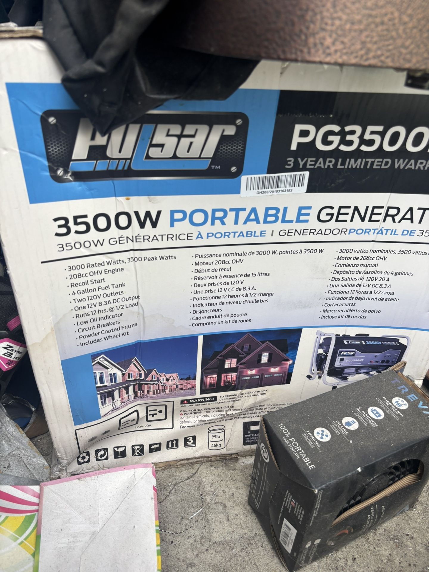 Never Use 3500 Generator 