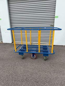 Heavy Duty Steel Platform Cart/Lumber Cart