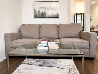 Elegant Beige Couch 🛋️ Comfortable & Stylish Seating
