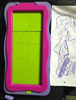 Fashion plates drawing toy