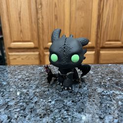 Funko Pop “How To Train Your Dragon “ Toothless.  Preowned 
