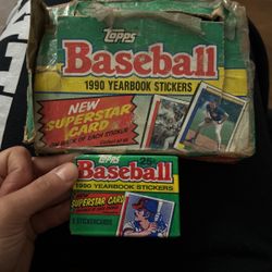 Topps Baseball 1990 Yearbook Stickers 