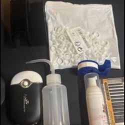 Lash tech bed and  full accessory kit