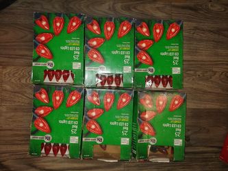 6 Boxes 25 Red LED Lights