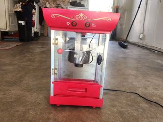 Red Countertop Popcorn Machine