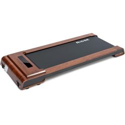 TOPIOM Under Desk Treadmill, Wood Walking Pad with Remote Control 310 lb Capacity, 2 in 1 Walking Treadmill Under Desk for Home Office Use Installatio
