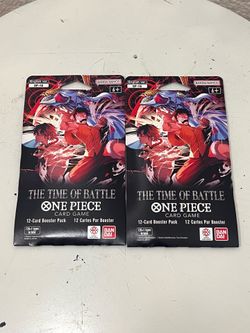 One piece OP16 The Time of Battle Sleeved Booster Pack