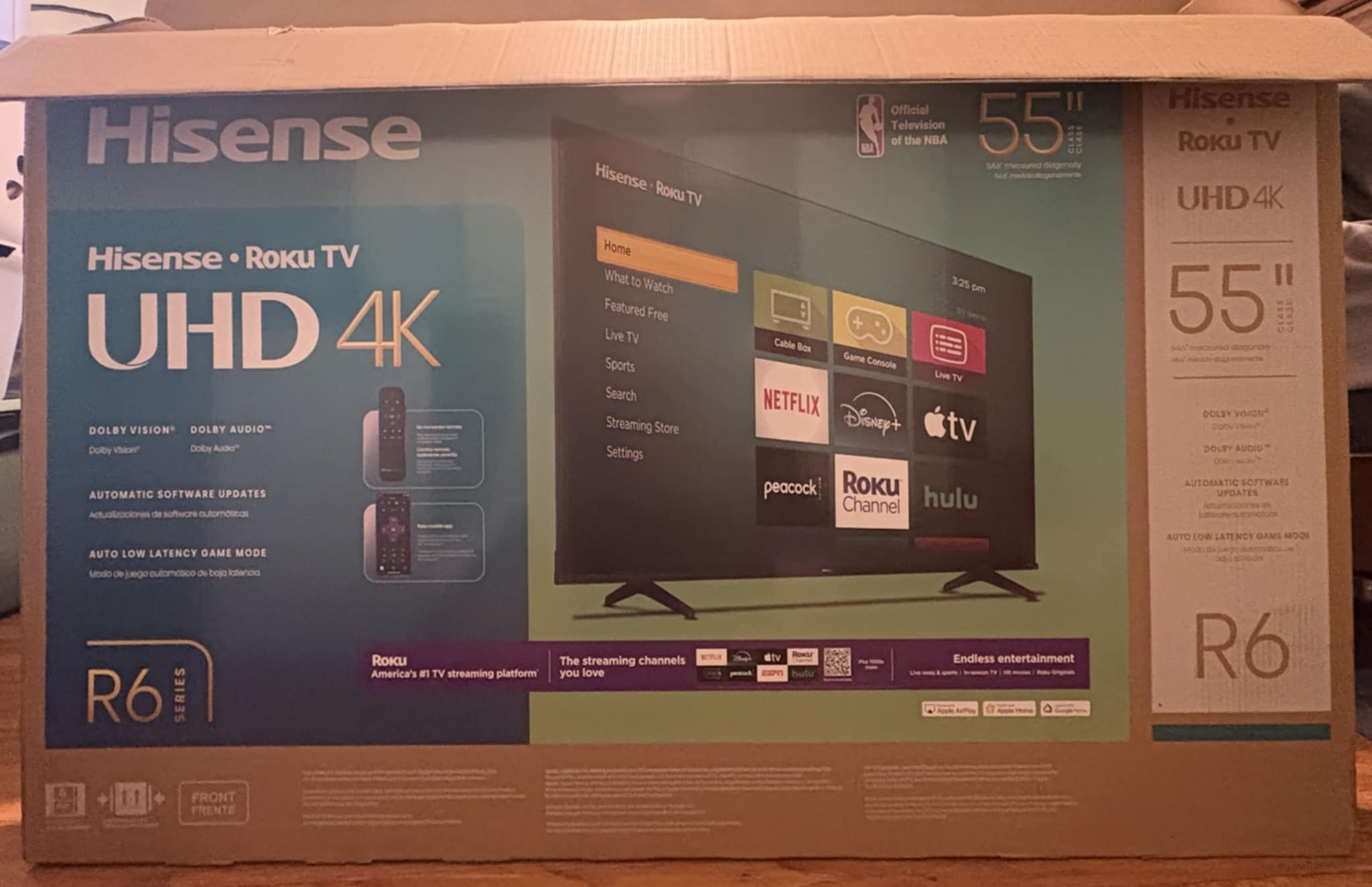 Hisense 4K 55” TV