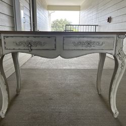 Living Room Wooden Table & Drawers