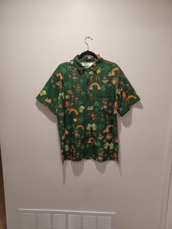 Mens St. Patricks Day Dress Shirt