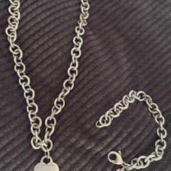 Tiffany Bracelet And Necklace 