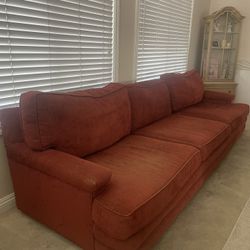 Vintage Red Couch