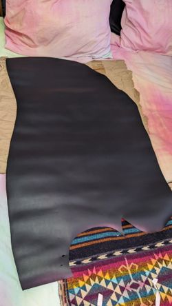 Black Bonded Leather
