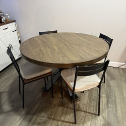4ft Round Dining Room Set