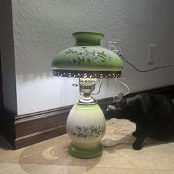 Vintage Alladin Floral Lamp