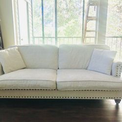 78” Nailhead Trim Sofa 