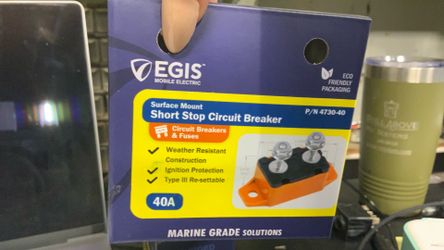 EGIS. SHORT STOP CIRCUIT BREAKER 40A P/N4730-40