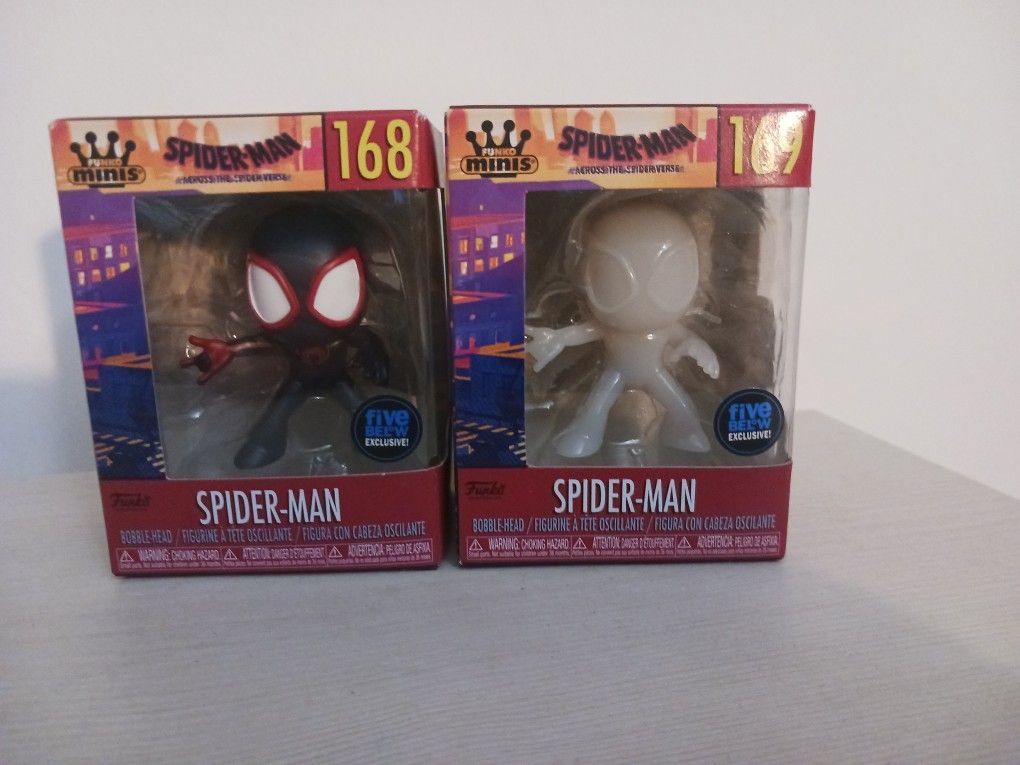 Funko Minis Spider-Man Across The Spider-verse Miles Morales #168 & #169