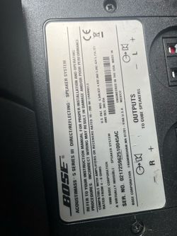 Bose Acoustimass 5 Series III Speaker Set