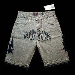 Oversized Denim Shorts