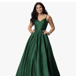 Green Dress Prom 