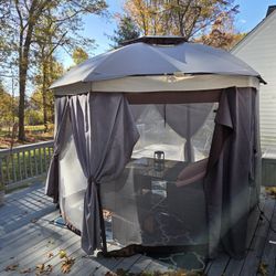 Gazebo Canopy With Sturdy Frame 
