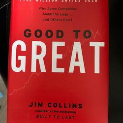 Good To Great - Jim Collins Hardback